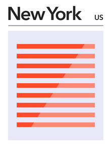 Typo Art, New York City Poster (Germany, Europe)