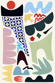 Colorful photo art by Amini 54 featuring botanical elements.