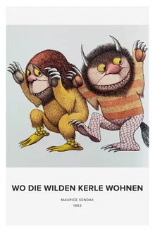 Illustration by Vintage Collection: children's room with wild things in a cheerful setting