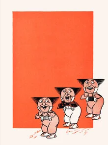 Illustration by William Wallace Denslow: scenes from the land of the Quadlings