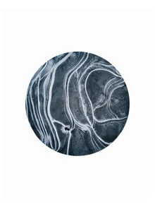 Illustration by Uma Gokhale: Abstract representation of circles in black and white.