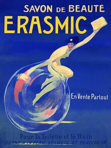 Illustration by Jean d'Ylen: classic soap design in soft colors