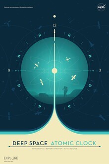 Nasa Visions, Deep Space Atomic Clock Blue (United States, North America)