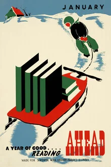 Illustration by Vintage Collection: books and a cozy reading moment