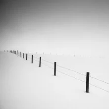 Photo art by Robert Kuavi: winter landscape with snow and cold
