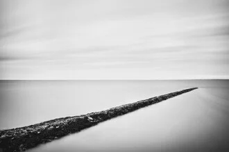 Photo art by Robert Kuavi: tranquil long exposure of the North Sea at Norddeich