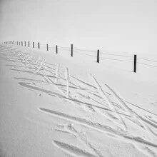 Photo art by Robert Kuavi: winter landscape with fresh snow and a calm mood