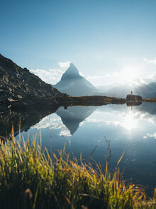 Philipp Heigel, Matterhorn spiegelt sich im See. (Schweiz, Europa)