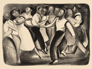 Vintage Collection, Elizabeth Olds: Harlem WPA Street Dance (United States, North America)