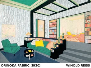 Winold Reiss: Orinoka Fabric - Fineart photography by Art Classics