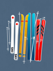 Ania Więcław, Retro Colorful Skis no2 (Poland, Europe)