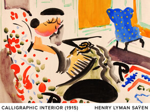 Art Classics, Henry Lyman Saÿen: Calligraphic Interior