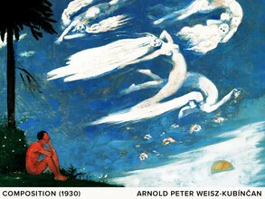 Illustration by Arnold Peter Weisz-Kubincan: harmonious composition in soft colors