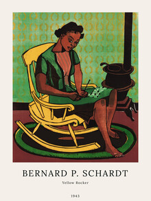 Art Classics, Bernard P. Schardt: Gelber Schaukelstuhl (Vereinigte Staaten, Nordamerika)