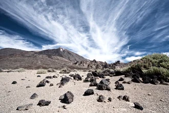 Photo art by Angelika Stern: clouds over Teide in Tenerife