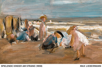 Art Classics, Max Liebermann: Children playing on the beach