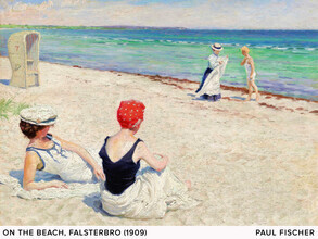 Art Classics, Paul Fischer: At the beach (Denmark, Europe)