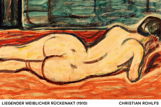 Art Classics, Christian Rohlfs: Reclining female back nude