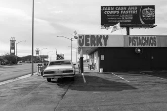 Photo art by Roman Becker: stylish classic car on Route 66