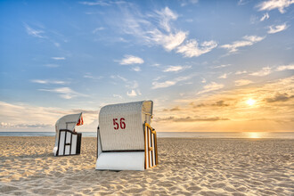 Michael Valjak, Beach chairs on the Baltic Sea (Germany, Europe)