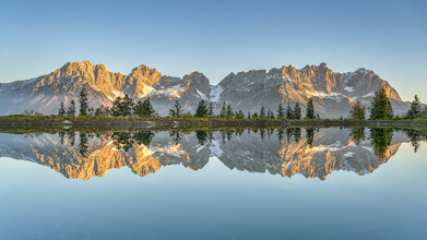 Michael Valjak, Blick vom Astberg zum Wilden Kaiser in Tirol