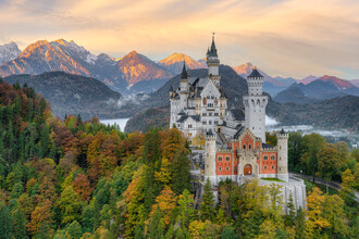 Michael Valjak, Neuschwanstein Castle in early autumn (Germany, Europe)
