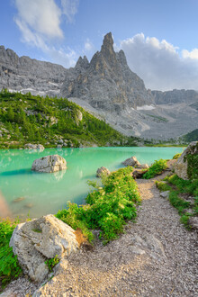 Michael Valjak, Lago di Sorapis in the Dolomites (Italy, Europe)