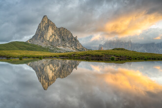 Michael Valjak, Monte Gusela at the Passo di Giau in the Dolomites (Italy, Europe)
