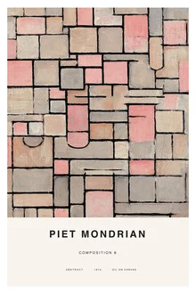 Piet Mondrian: Composition 8 - Fineart photography by Art Classics
