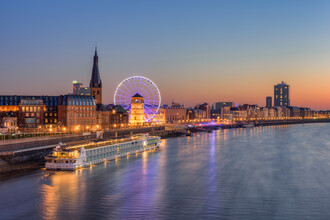 Michael Valjak, Dusseldorf view of the old town (Germany, Europe)
