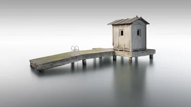 Photo art by Ronny Behnert: calm landscape with fog over water in Venice