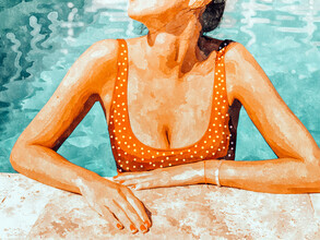 Uma Gokhale, Mi Bebida Por Favor | Modern Bohemian Woman Summer Swim (Indien, Asien)