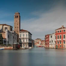 Venedig - Canal Grande und San Geremia - fotokunst von Franz Sussbauer