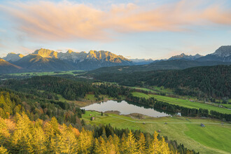 Michael Valjak, View over the Geroldsee in Bavaria (Germany, Europe)