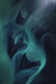 Fotokunst von Patrick Monatsberger: isländische Flussvenen aus der Vogelperspektive