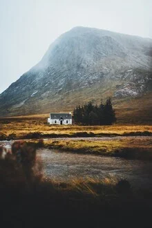 Photo art by Patrick Monatsberger: fog envelops mountains in a moody landscape