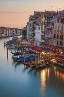 Photo art by Jean Claude Castor: Venice Canale Grande during sunset.