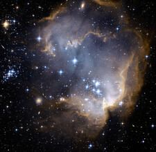 Nasa Visions, NGC 602 - a cluster of stars (United States, North America)