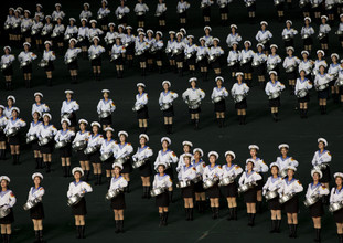 Eric Lafforgue, Arirang mass games in Pyongyang, North Korea