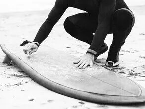 Photo art by Gal Pittel: Surfer enjoying the waves under a cloudy sky