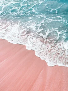 Beautiful photo art by Gal Pittel: serene beach with gentle waves and sunlight