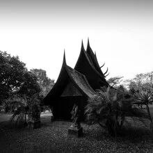Photo art: Black House in Chiang Rai, Thailand, featuring clean lines and a calm mood.