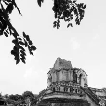 Photo art by Christian Janik: serene capture of Wat Chedi Luang in Thailand
