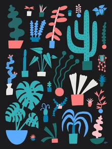 Colorful illustration by Aley Wild featuring cheerful characters at a party.