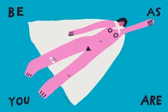 Colorful illustration by Aley Wild: expresses individuality and freedom.