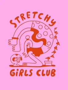 Stretchy Girls Club - Fineart photography by Aley Wild
