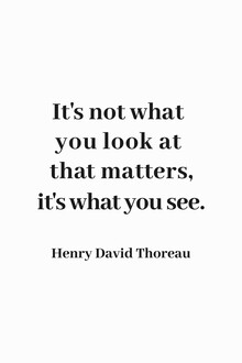 Typo Art, What you see matters, not what you look at (Germany, Europe)