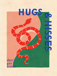 Ania Więcław, Vintage Snake, Retro Illustration And Typography (Poland, Europe)