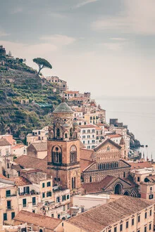 Photo art by Eva Stadler: view of the cathedral tower of Amalfi