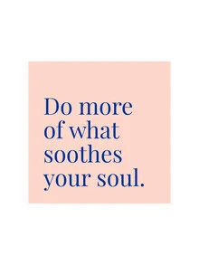 Wall art with minimalist lettering: motivational quote in soft colors